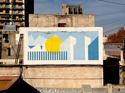 Mendoza illustration wallpainting