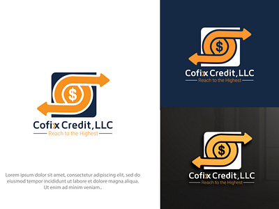 Cofix Credit LLC clean logo creative logo credit logo credit repair logo design eye catching logo flat logo illustration logo logo design minimal logo professional logo