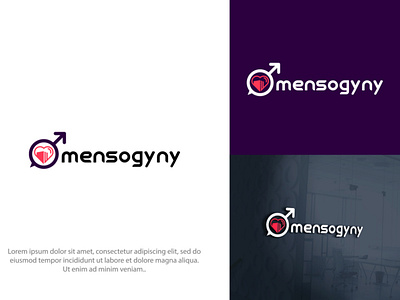 Mensogyny book love logo clean logo creative logo design eye catching logo flat logo illustration logo design male book love minimal logo professional logo
