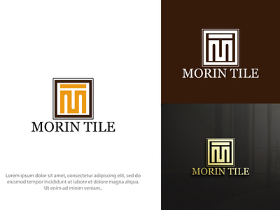 Morin Tile clean logo creative logo design eye catching logo flat logo illustration logo logo design minimal logo professional logo tile logo