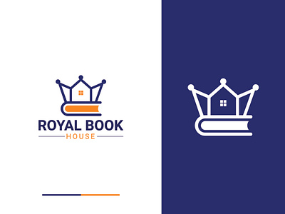 Royal Book House clean logo creative logo design eye catching logo flat logo illustration logo logo design minimal logo professional logo