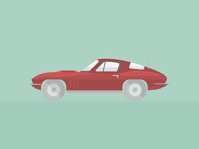1965 Chevy Corvette automobile car fuel infographic technical