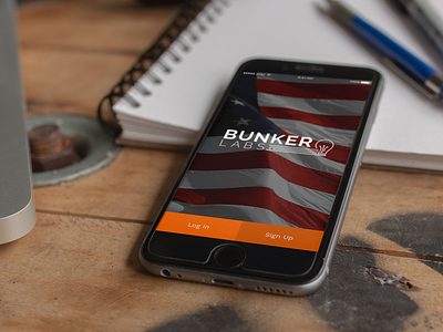 Bunker Labs App for iOS app calendar event ios map newsfeed recent activity social media veterans