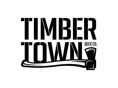 Timber Town branding design logo photography