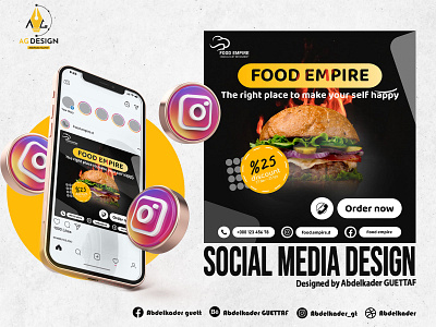 Social media post design for a rastaurent activity banner design graphic design social media design