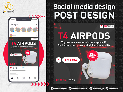 social media design - post -