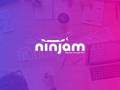 Ninjam visual identity brand branding design graphic design logo logo design logos visual identity