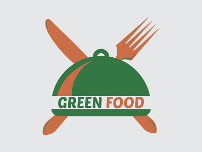 Green Food Minimalist Logo Design app branding design food logo green food icon illustration logo minimalist restaurant logo ui vector