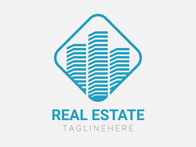 Real Estate Minimal Logo Design app branding building design icon illustration line art logo minimalist real estate vector