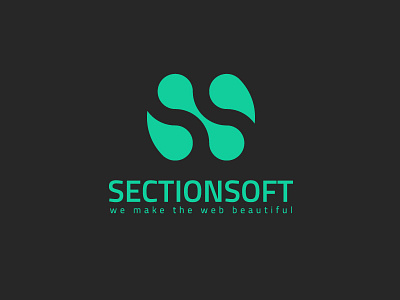 Section Soft graphic illustrator logo logo design sectionsoft vector