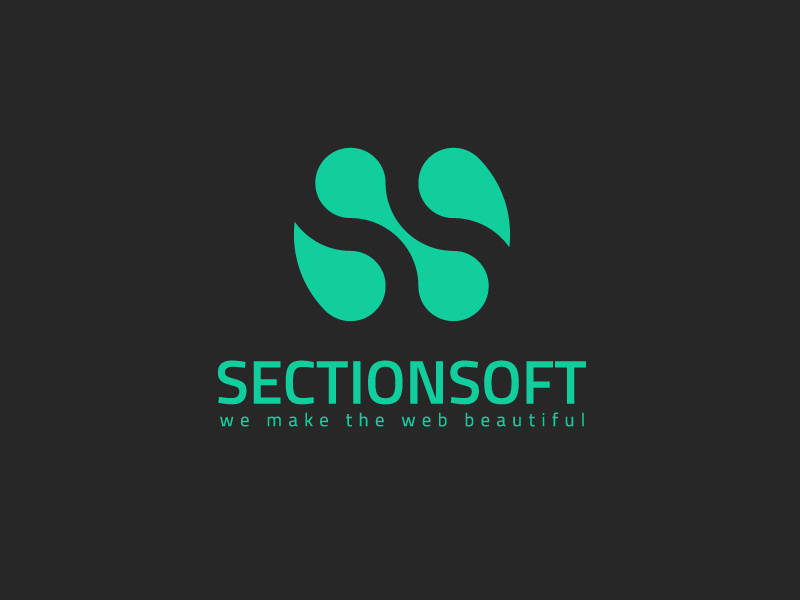Section Soft illustrator vector graphic logo logo design sectionsoft