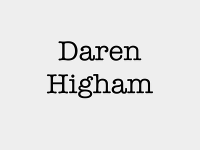 Daren Higham Logo