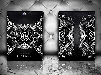Limited Edition Inverno Deck black and silver cards inverno edition playing seasons playing cards winter cards winter deck