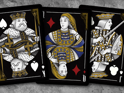 Magna Carta Playing Cards - Royals Court Cards court cards jack king magna carta magna carta deck magna carta playing cards medieval playing cards queen royals deck seasons playing cards