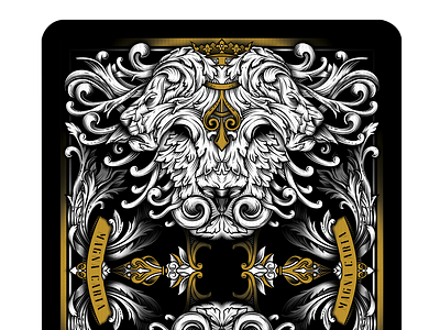 Angevin Empire Lion Crest - Magna Carta Playing Cards by Alexander Chin ...