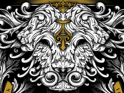 Angevin Empire Lion Crest - Magna Carta Playing Cards