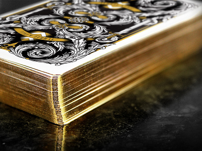 Gold GIlded Magna Carta Playing Cards