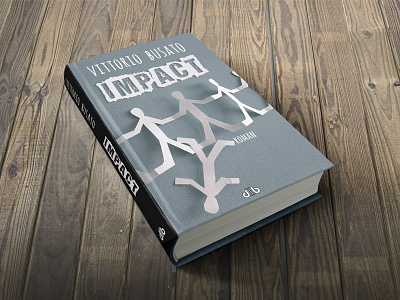 Book cover design 'Impact' book cover design graphic