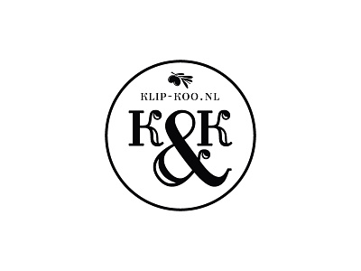 Klip & Koo Logo identity illustration logo typography
