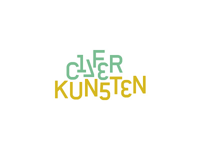 Cijfer Kunsten (Art with numbers) Logo design identity illustration logo typography