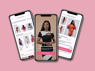 Fashion Store app challenge daily ui day 5 fashion fashion store girls in tech ui design