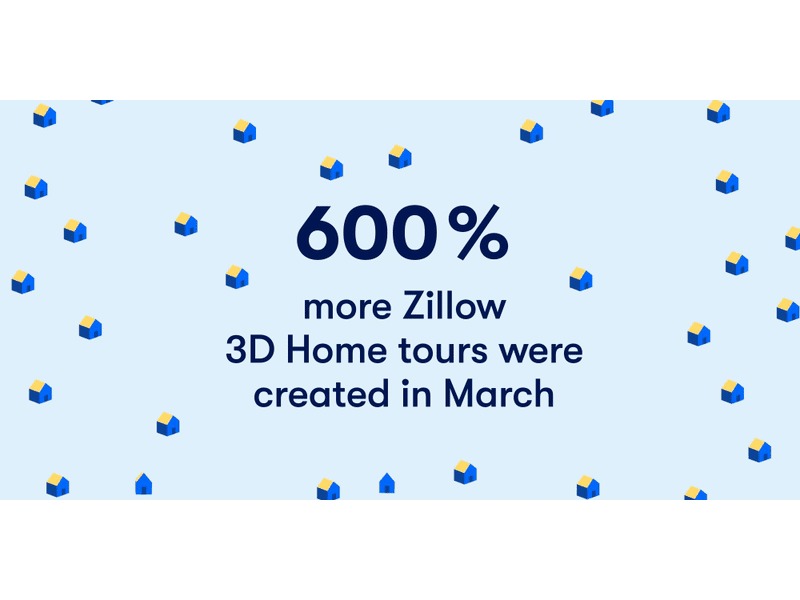 Zillow home tours stat animation illustration motion graphics real estate zillow