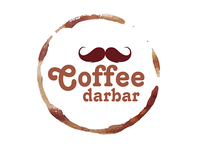 Coffee darbar brand branding typo