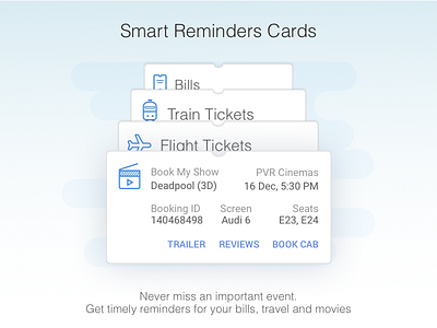 Smart Reminder Cards for SMSOrganizer android androidapp cards reminders smart smsorganizer