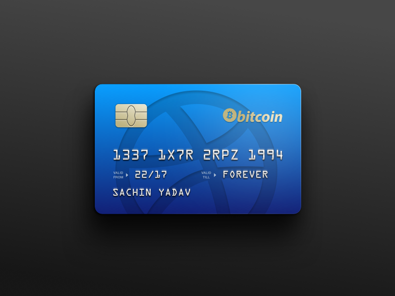 Dribbble Cryptocard by Rusty on Dribbble