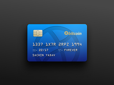 Dribbble Cryptocard bitcoin creditcard crypto debut