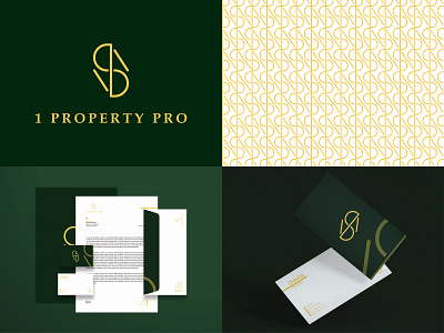 1 Property Pro brand guidelines brand identity branding design graphic design logo luxury logo minimalist modern logo property logo vector