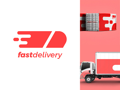 fastdelivery brand identity branding delivery design fast graphic design logistic logo logo design minimalist modern modern logo shipping vector
