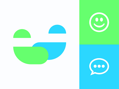 SMICHAT brand identity branding chat design graphic design illustration logo minimalist modern modern logo smile ui vector