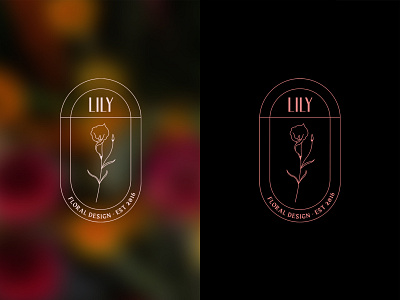 Lily brand brand design branding design flower graphic design illustration illustrator logo typography vector