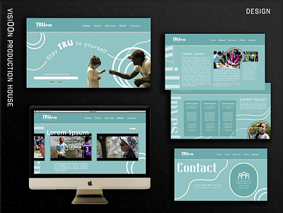 Design Map: "TRUvibe" Online adobe branding design illustration logo ui vector web design website