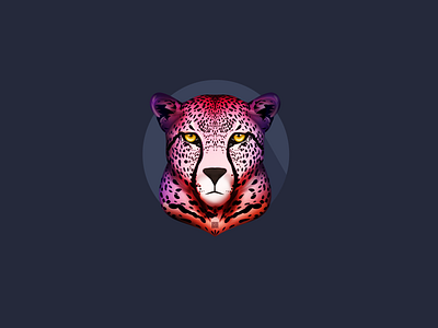 Cheetah cheetah digital art graphic design illustration leopard mascot photoshop
