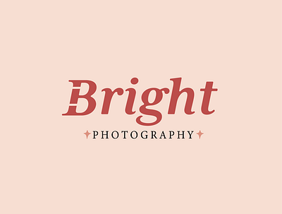 Bright Photography Logo Design brand identity branding design graphic design illustration logo photography