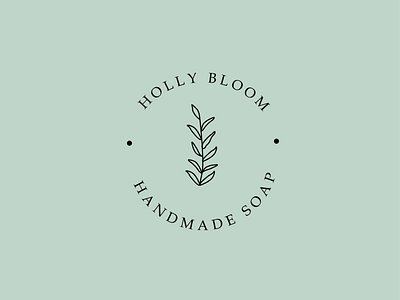 Holly Bloom Logo Design brand identity branding design graphic design illustration logo