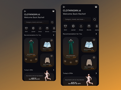 Clothing Store Mobile Apps Design By Rachel Yoo On Dribbble