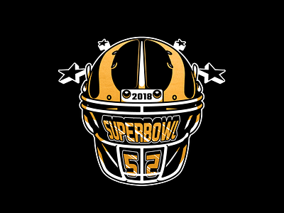 Superbowl 52 badge champions eagles football helmet nfl patriots sports
