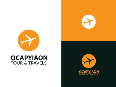 Tour & Travels Logo agency airplane logo brand identity business logo holiday logo logomark modern airplane logo modern logo tour logo travel travel logo traveling logo trip vacation vector