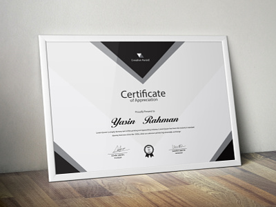 Certificate Design achievement appreciation award business certificate certificate certificate template company certificate completion modern certificate
