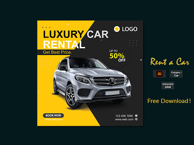 Car Sale Social Media Post Banner Designer