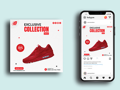 Product | Instagram banner Posts discount ecommerce graphic design instagram post order product product banner sale design shoe banner social media design