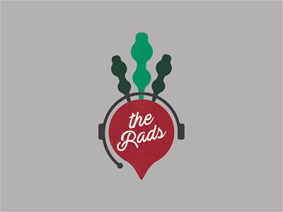 THE RADS branding illustration logo texture vector