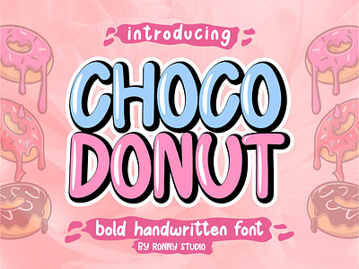 Choco Donut - Bold HAndwritten Font