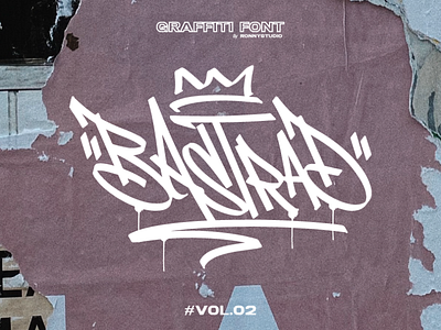 Bastrad Vol.02 - Graffiti Font font tagging font