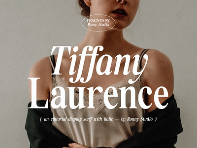 Tiffany Laurence - Nostalgic Serif 90s chick font