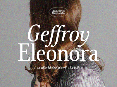 Geffroy Eleonora - A Nostalgic Serif