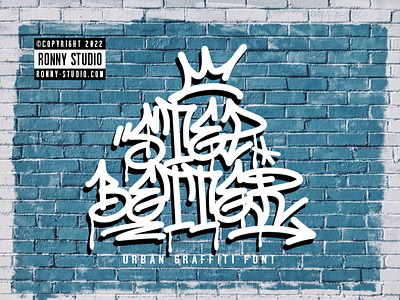 Step Better - Urban Graffiti Tags font realistic tag